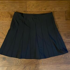 Athleta Black Skort Side Zip 14